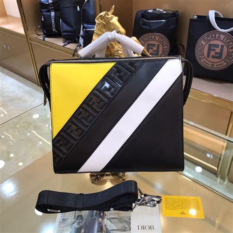 fendi bag men translucent|Fendi shoulder bag men's.